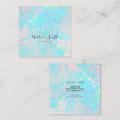 オパール鉱石写真 スクエア名刺 (正面/裏面)