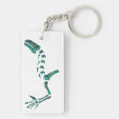 オパール・イグアノドン恐竜 キーホルダー (裏面)