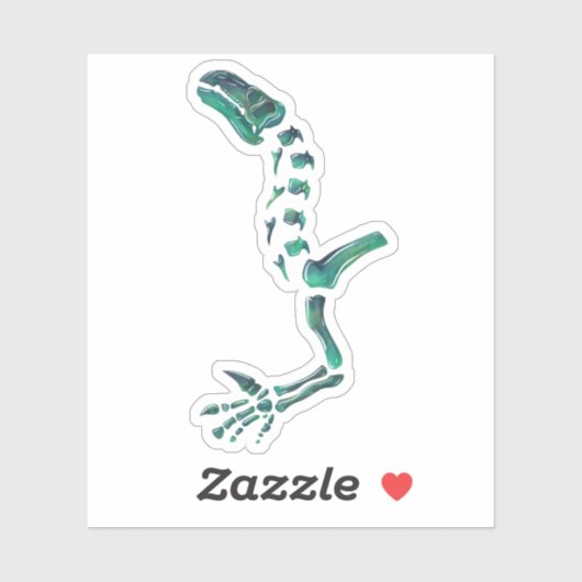 オパール・イグアノドン恐竜 シール (シート)