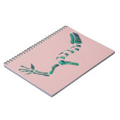 オパール・イグアノドン恐竜 ノートブック (左側)