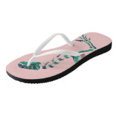 オパール・イグアノドン恐竜 ビーチサンダル (アングル)