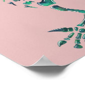 オパール・イグアノドン恐竜 ポスター (角)