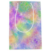 オパール グリッター レインボー ミディアムペーパーバッグ (正面)