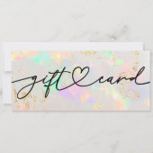 オパール・ストーン・ギフト証書 (正面)