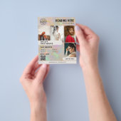 オパール ストーン フォト ビジネス マーケティング チラシ (手)