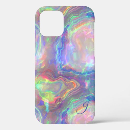オパール・モノグラム Case-Mate iPhoneケース (裏面)