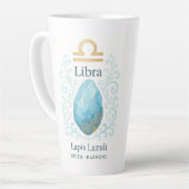 オパール・ライト – 10月の平和の石 カフェラテマグ (左アングル)