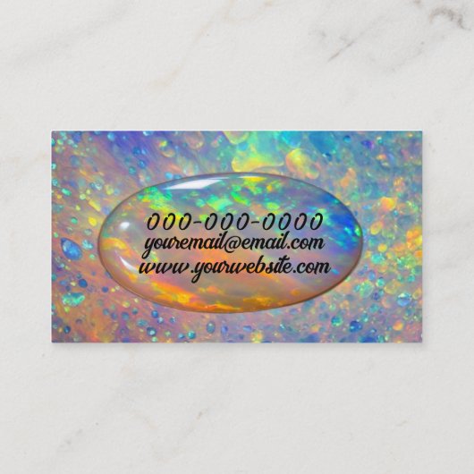 オパール 名刺 (裏面)