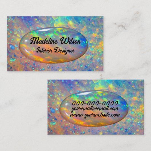 オパール 名刺 (正面/裏面)