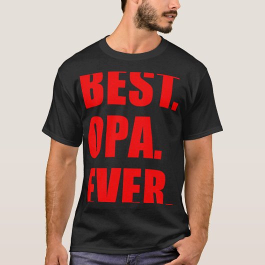 オパ最高のーはドイツの祖父 Tシャツ (正面)