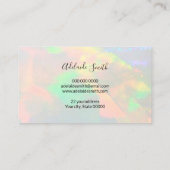 オパ澄んルアポイントメントカード 名刺 (裏面)