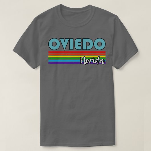 オビエドフロリダプライドオビエドLGBTギフトLGBTQスーポ Tシャツ (デザイン正面)