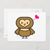 オビエフクロウ ポストカード (正面/裏面)