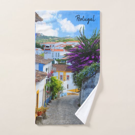 オビドスフラワーズポルトガル ハンドタオル (ハンドタオル)