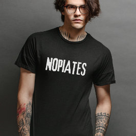 オピエおもしろいツ薬中毒認識度 Tシャツ