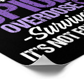 オピオイド過剰摂取認識度戦士サバイバー37 ポスター (角)