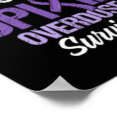 オピオイド過剰摂取認識度戦士サバイバー48 ポスター (角)