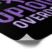 オピオイド過剰摂取認識度戦士サバイバー55 ポスター (角)