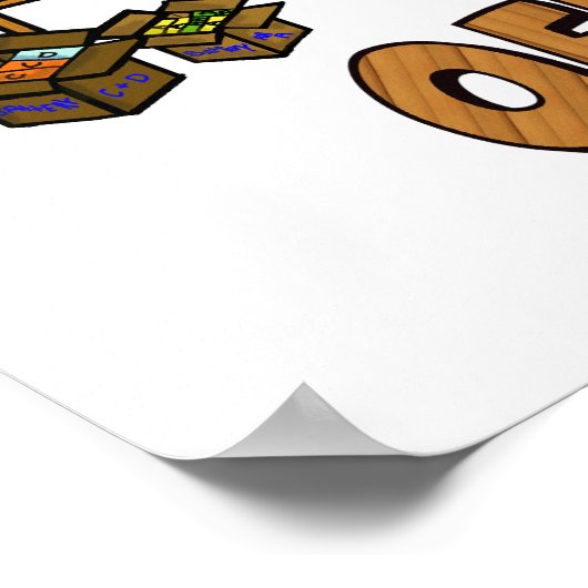 オフおもしろい・ザ・グリッドHamラジオのシャックポスター ポスター (角)