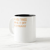 オフにして、Angain-Dxdkをオンにしようとしました。 ツートーンマグカップ (正面左)