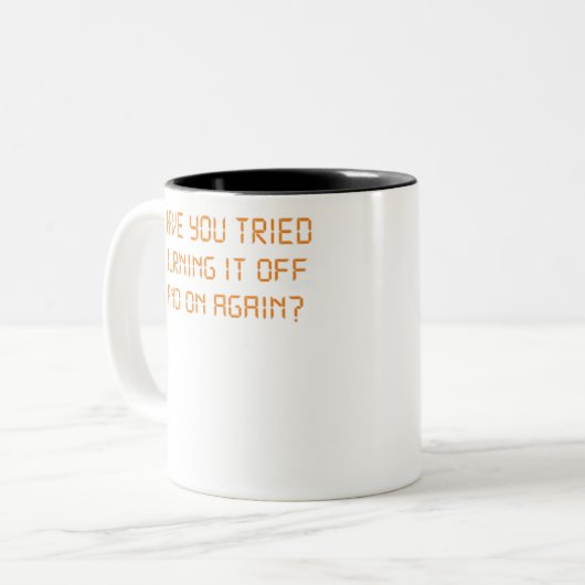 オフにして、Angain-Dxdkをオンにしようとしました。 ツートーンマグカップ (正面左)