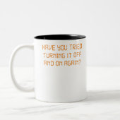 オフにして、Angain-Dxdkをオンにしようとしました。 ツートーンマグカップ (左)