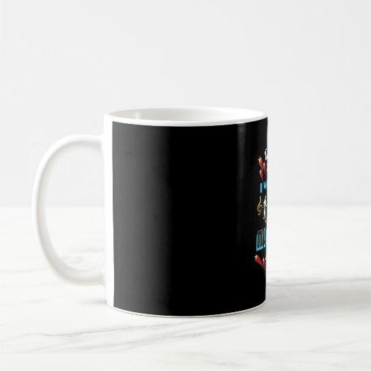 オフにしないミュージカル コーヒーマグカップ (左)