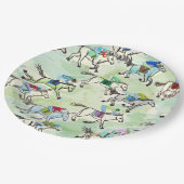 オフにレース紙プレート ペーパープレート (アングル)