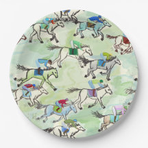 オフにレース紙プレート