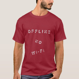 オフよくはしゃぐライン文字TシャツWi-Fiなし Tシャツ