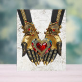 オファリング – 手のハート アクリルサイン (ニュートラル)