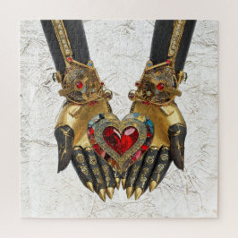 オファリング – 手のハート ジグソーパズル