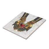 オファリング – 手のハート タイル (側面)