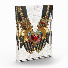 オファリング – 手のハート フォトブロック