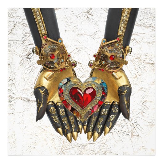 オファリング – 手のハート フォトプリント            (正面)