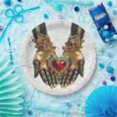 オファリング – 手のハート ペーパープレート (パーティー)