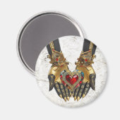 オファリング – 手のハート マグネット (正面/裏面)