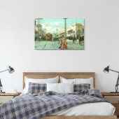 オファレルStからフィルモアStの北向き キャンバスプリント (インサイチュ (寝室))