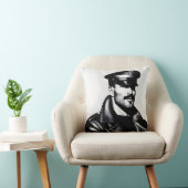 オフィカルアイコニックLGBTQゲイレザーダディバイクもしくは自転車に乗る人アート クッション (椅子)