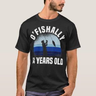 オフィシャリ64歳フィッシャーマン64誕生日Fis Tシャツ