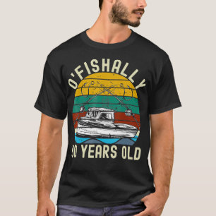 オフィシャリ80歳フィッシャーマン80誕生日Fis Tシャツ