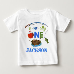 オフィシャリONEベビーTシャツO-fish-ally Big ONE boy ベビーTシャツ