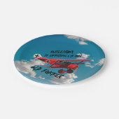 オフィシャルおもしろいオールドフォッカーオーバーザヒル誕生日 ペーパープレート (アングル)