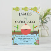 オフィシャルお魚の1歳の誕生日パーティー 招待状 (スタンド正面)