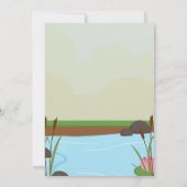 オフィシャルお魚の1歳の誕生日パーティー 招待状 (裏面)