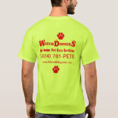 オフィシャルウォッチドガー! Tシャツ (裏面)