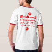 オフィシャルウォッチドガー! Tシャツ (裏面)