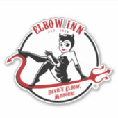 オフィシャルエルボインステッカー シール (正面)