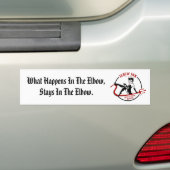 オフィシャルエルボインロゴバンパーステッカー バンパーステッカー (車上)