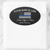 オフィシャルオーバル落ちたバンパーステッカーの記憶 楕円形シール (バッグ)